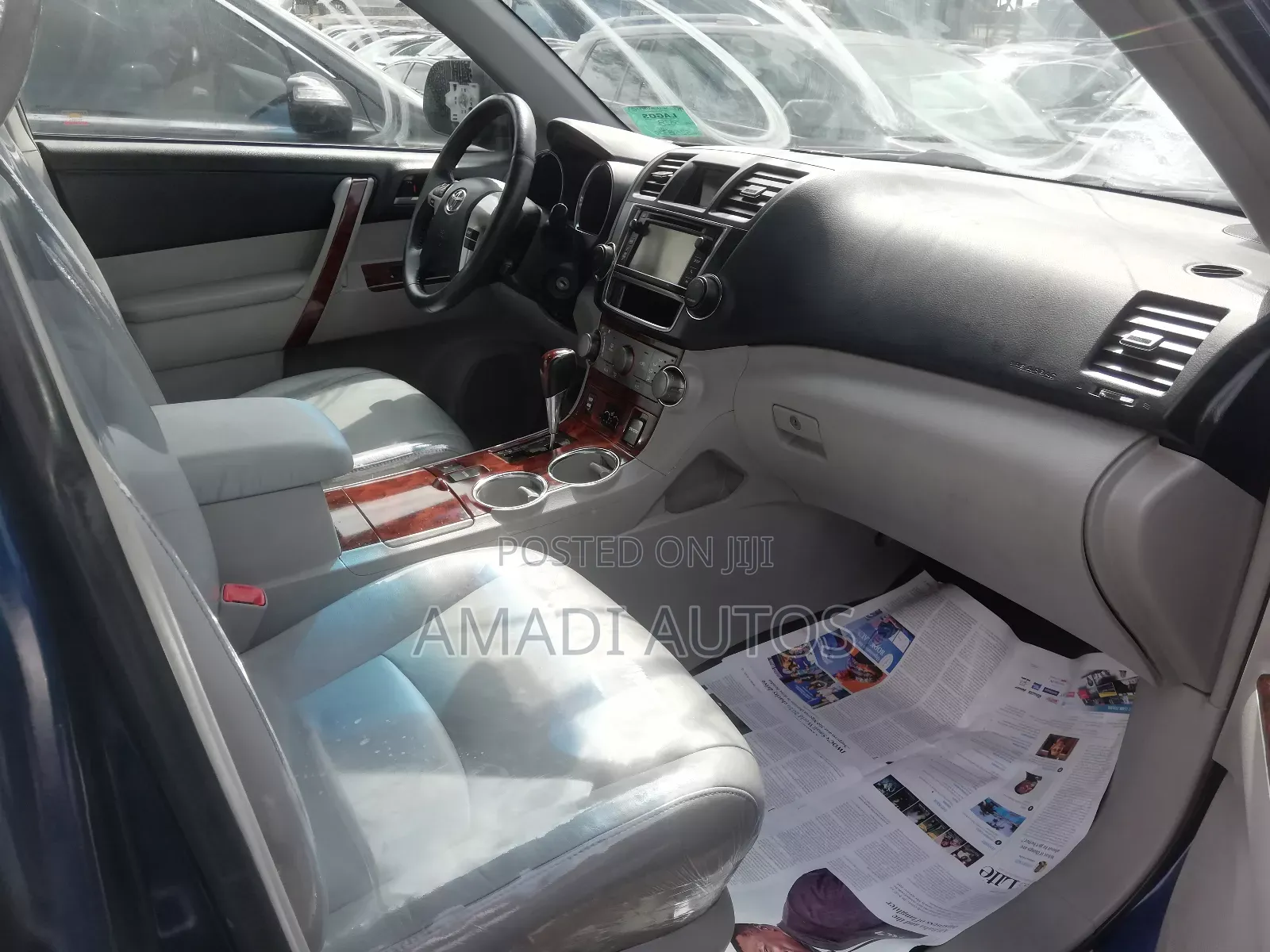 Toyota Highlander Limited 3.5l 4WD 2013 Blue