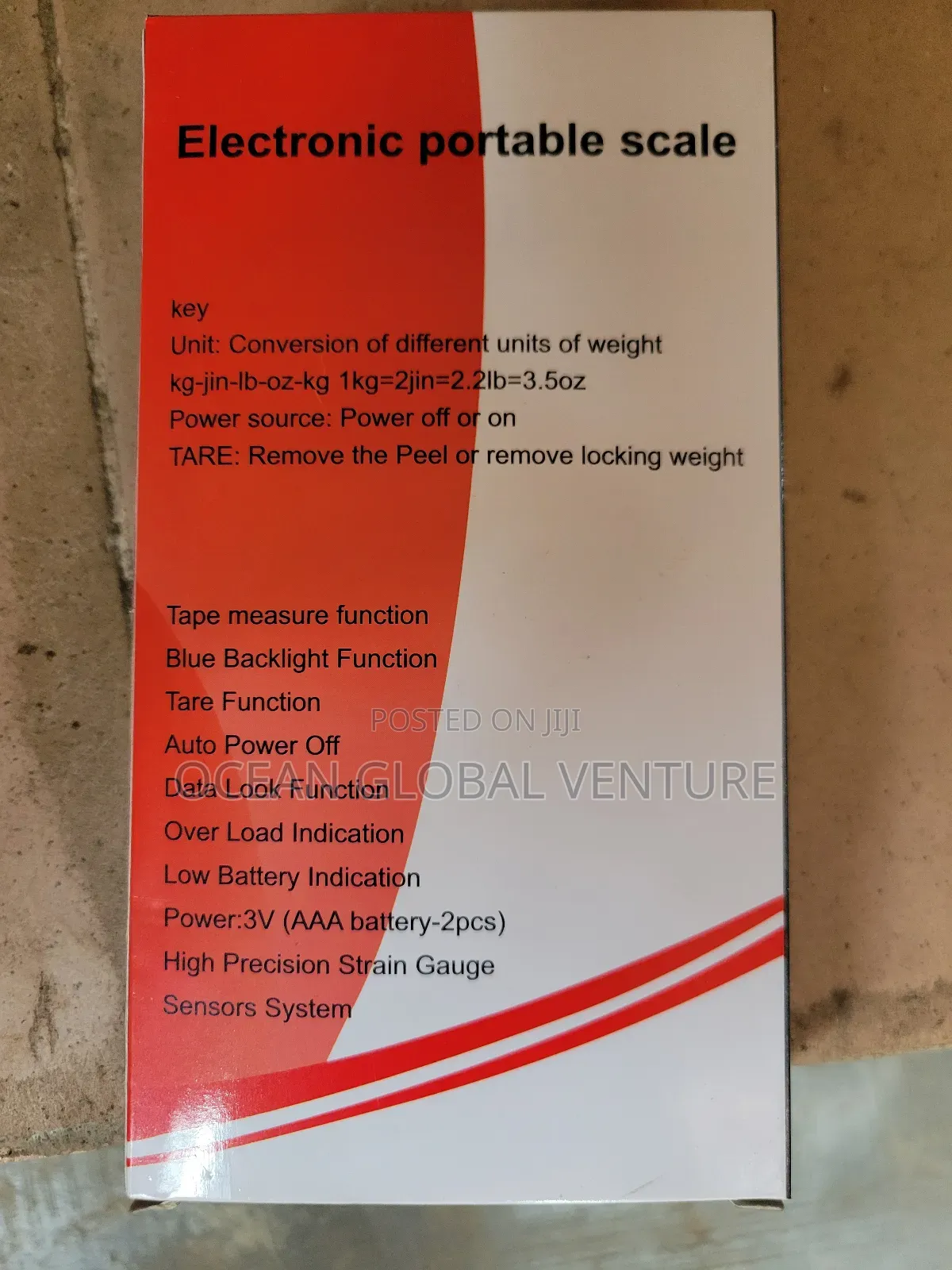 50kg Language With Side Measuring Tape