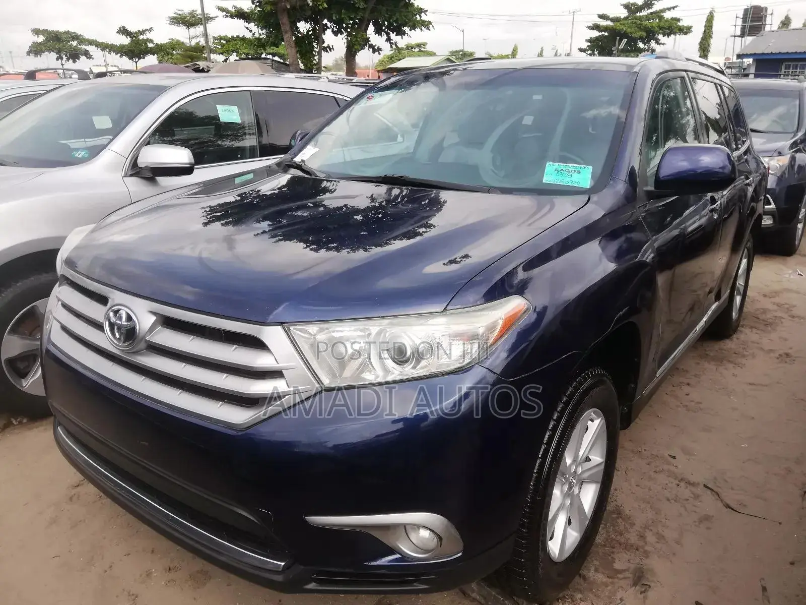 Toyota Highlander Limited 3.5l 4WD 2013 Blue