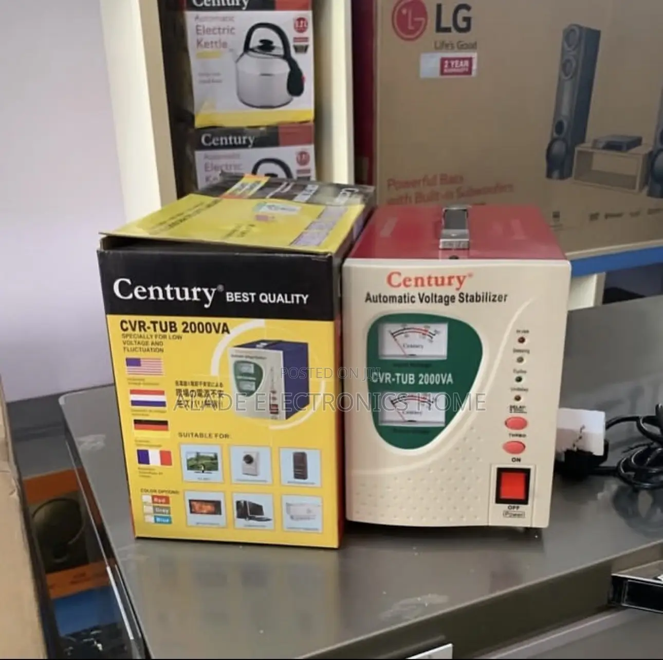 2000”Va Century Automatic Voltage Stabilizer