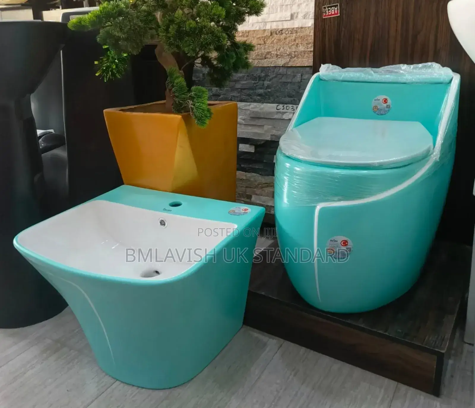 Smart Water Closet Set With Suspended Basin