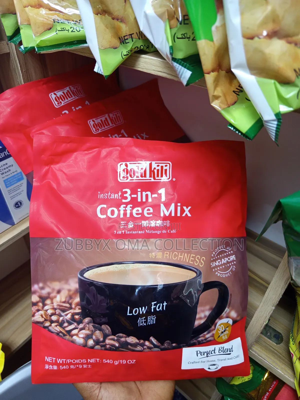 Gold Kili Instant 3 in 1 Coffee Mix