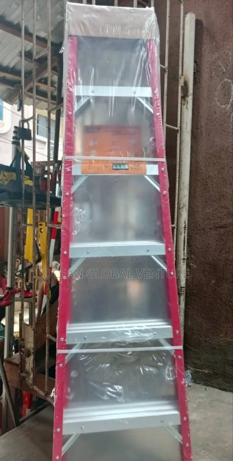 6 Step One Side Fibre Ladder