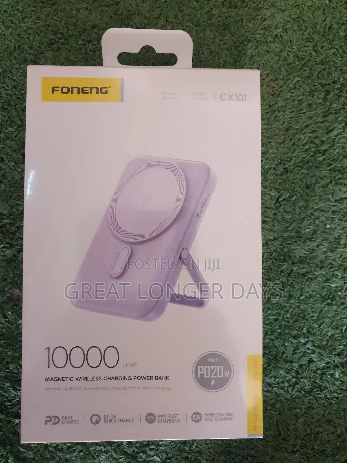Foneng Wireless Power Bank 10000mah With Type C in and Out