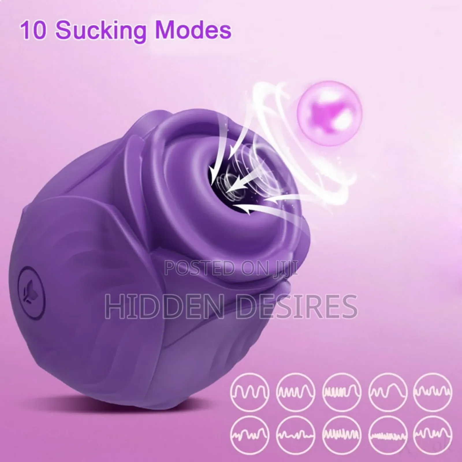 Luxury Rose Vibrator for Women - Soft, Rechargeable Quiet