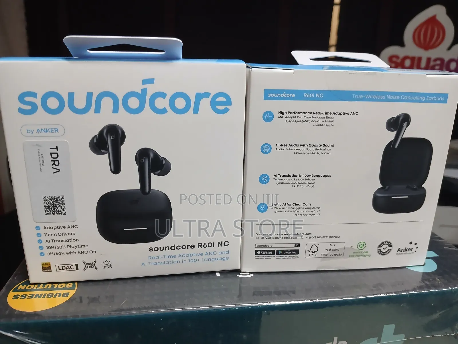Anker Soundcore R60i Nc - 6-Mics - Real-Time - Anc - Black