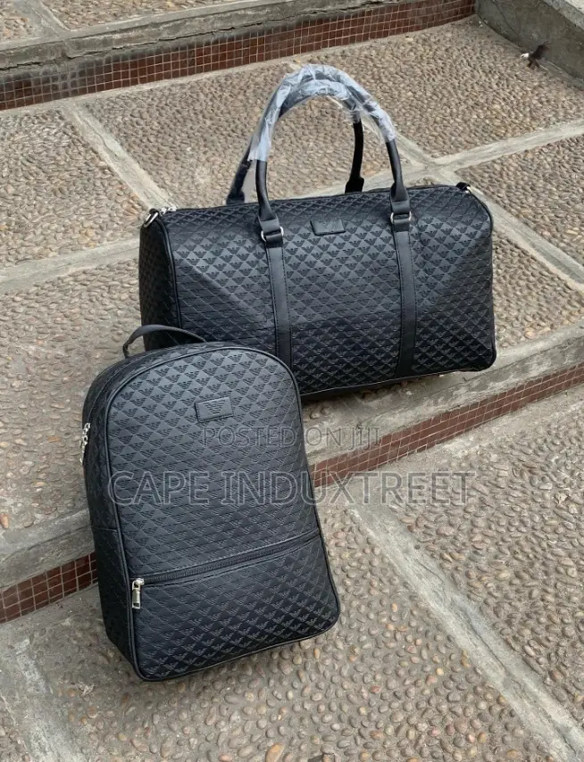 Premium 2pcs Travel Set – Modern Backpack Weekender Bag