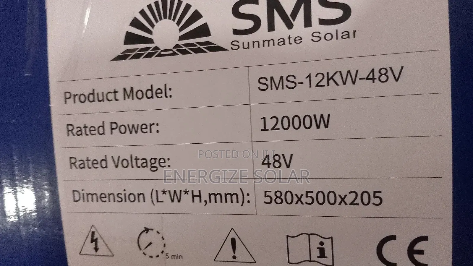 12kva 48v SMS Hybrid Inverter