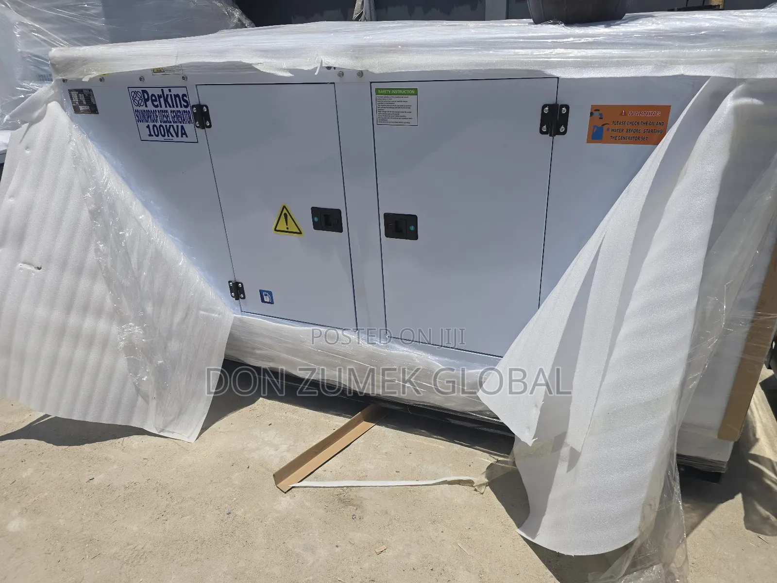 80kva Original Perkings Soundproof Diesel Generator.