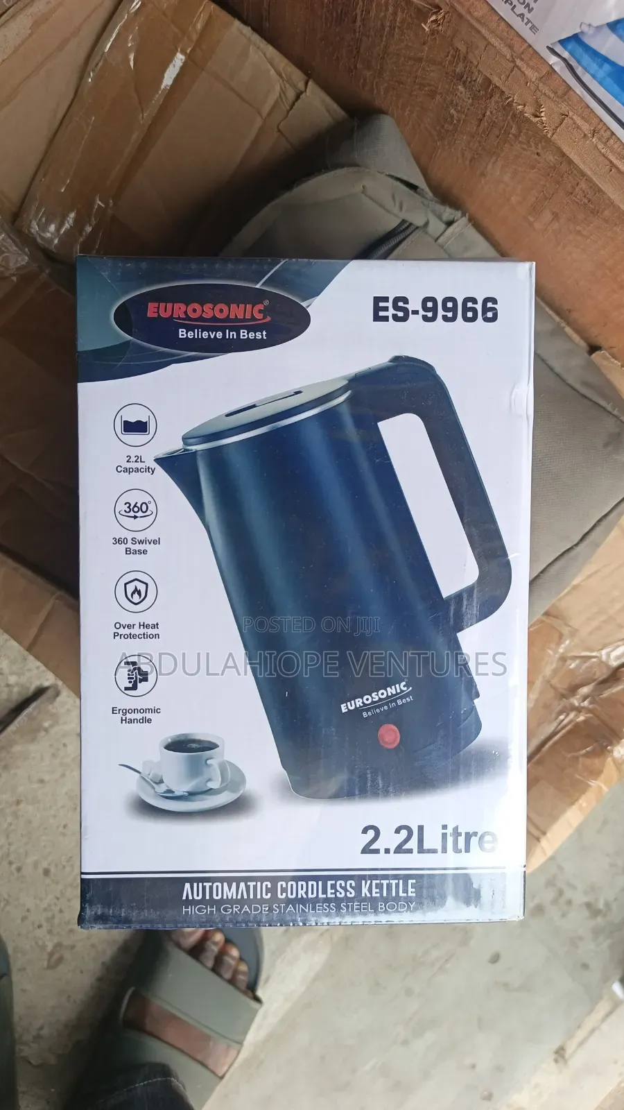 Eurosonic Cordless Kettle
