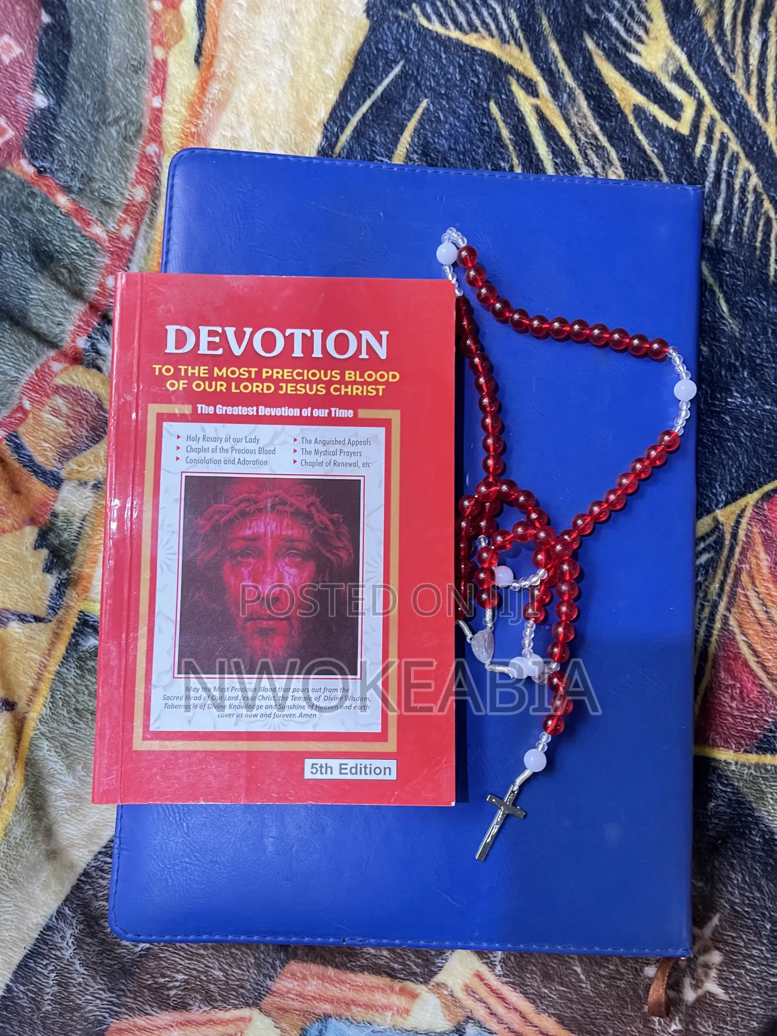 Precious Blood of Jesus Prayer Book/Rosary
