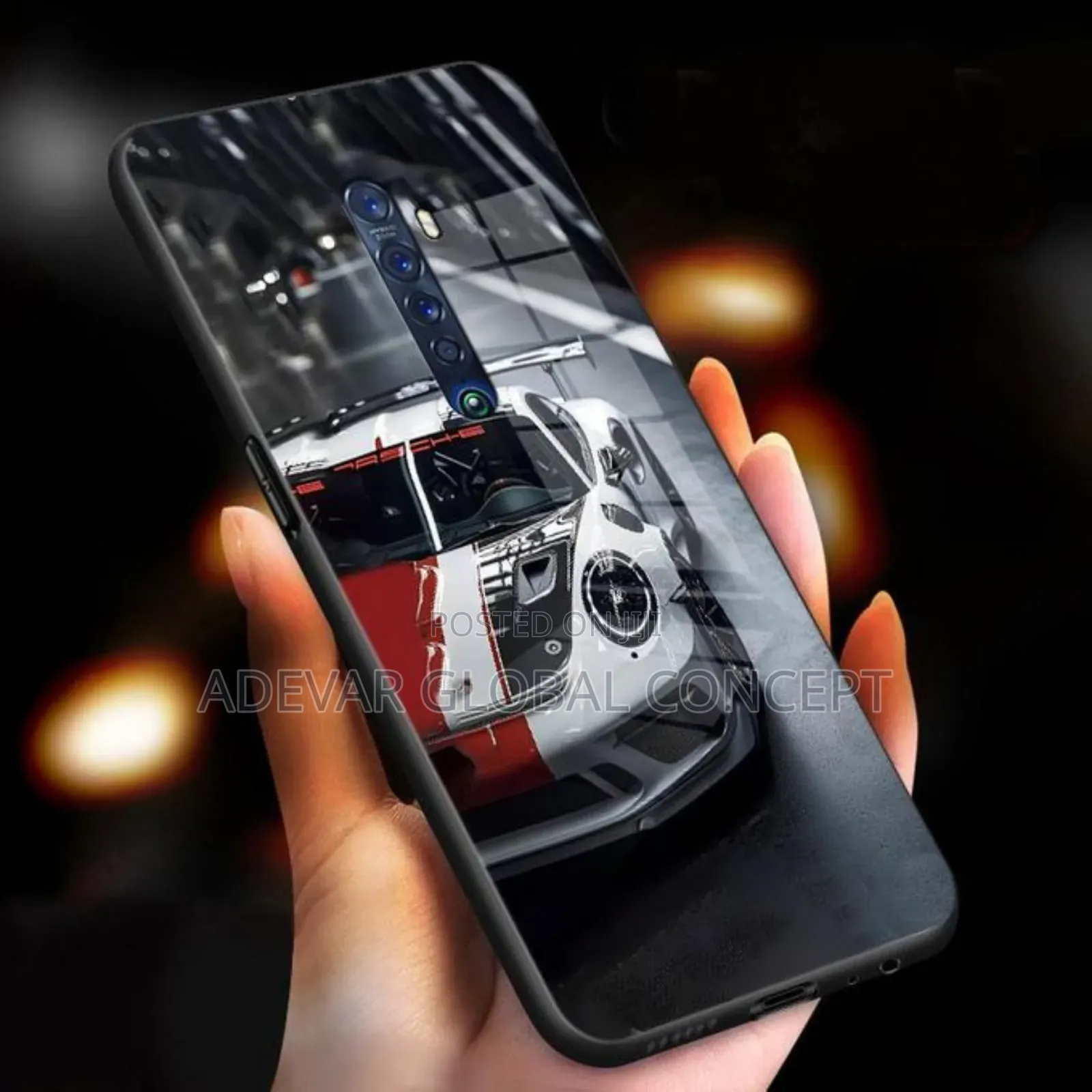 Oppo Reno2z Racing Tempred Glass Terang Bekas Cover Pouch