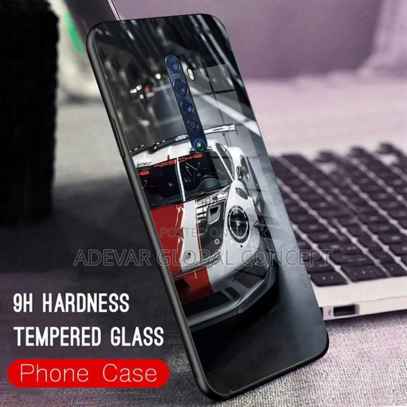 Oppo Reno2z Racing Tempred Glass Terang Bekas Cover Pouch