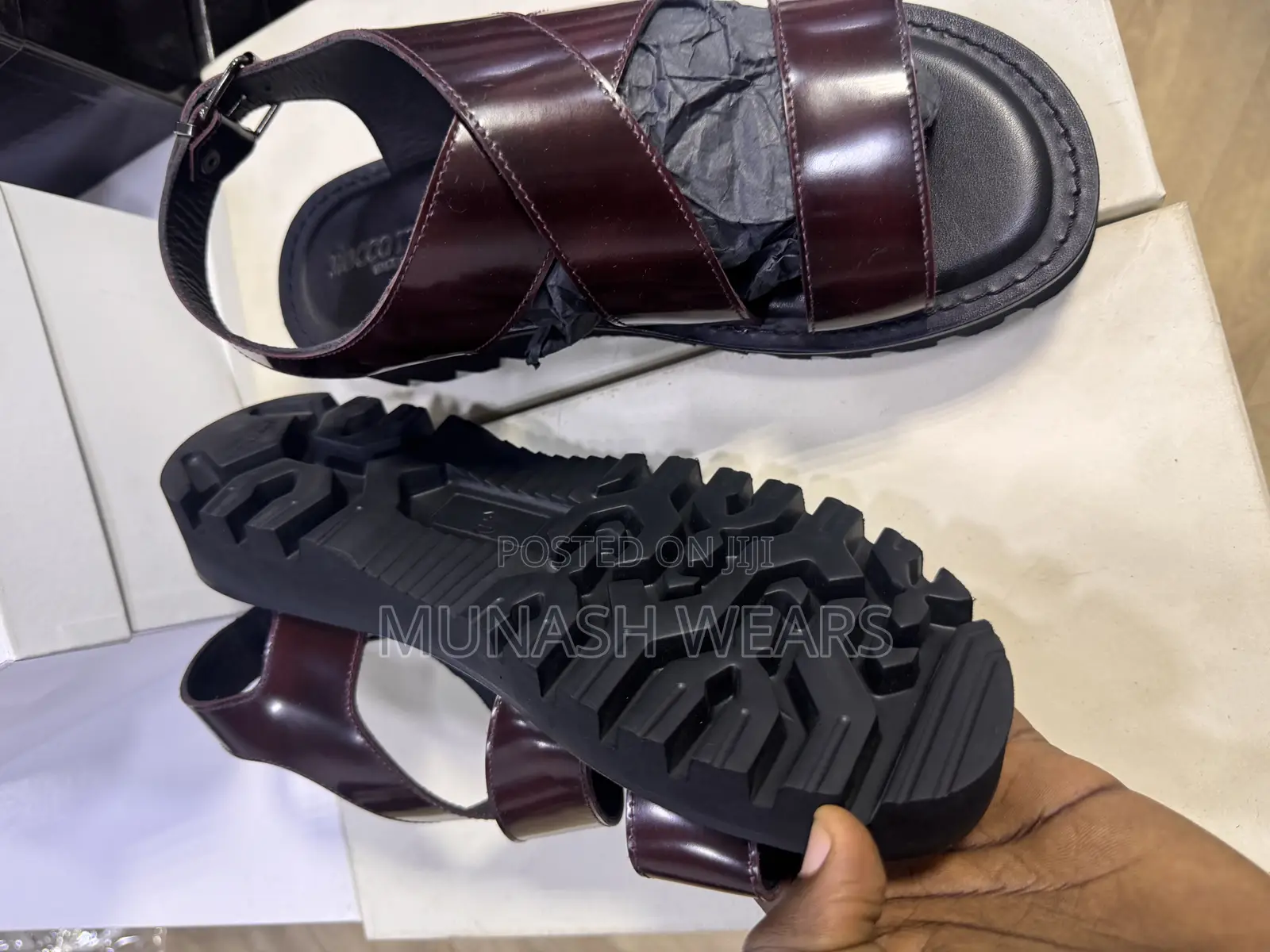 Original Italian Leather Sandal for Men 40-46