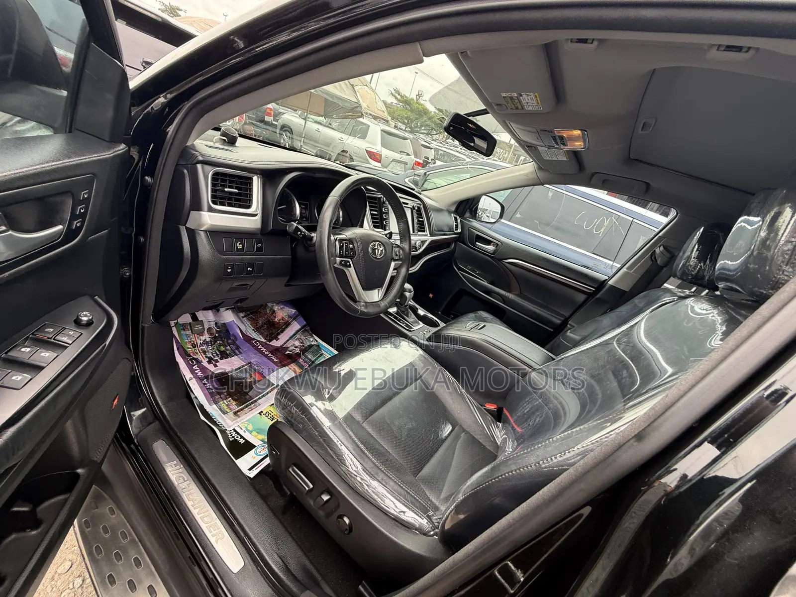 Toyota Highlander Limited 4dr SUV AWD (3.5L 6cyl 6A) 2015 Black