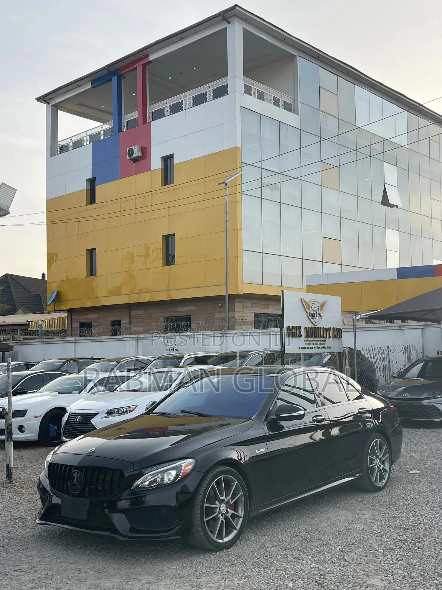 Mercedes-Benz C43 4Matic Sedan AWD (3.0L V6 9AM) 2018 Black