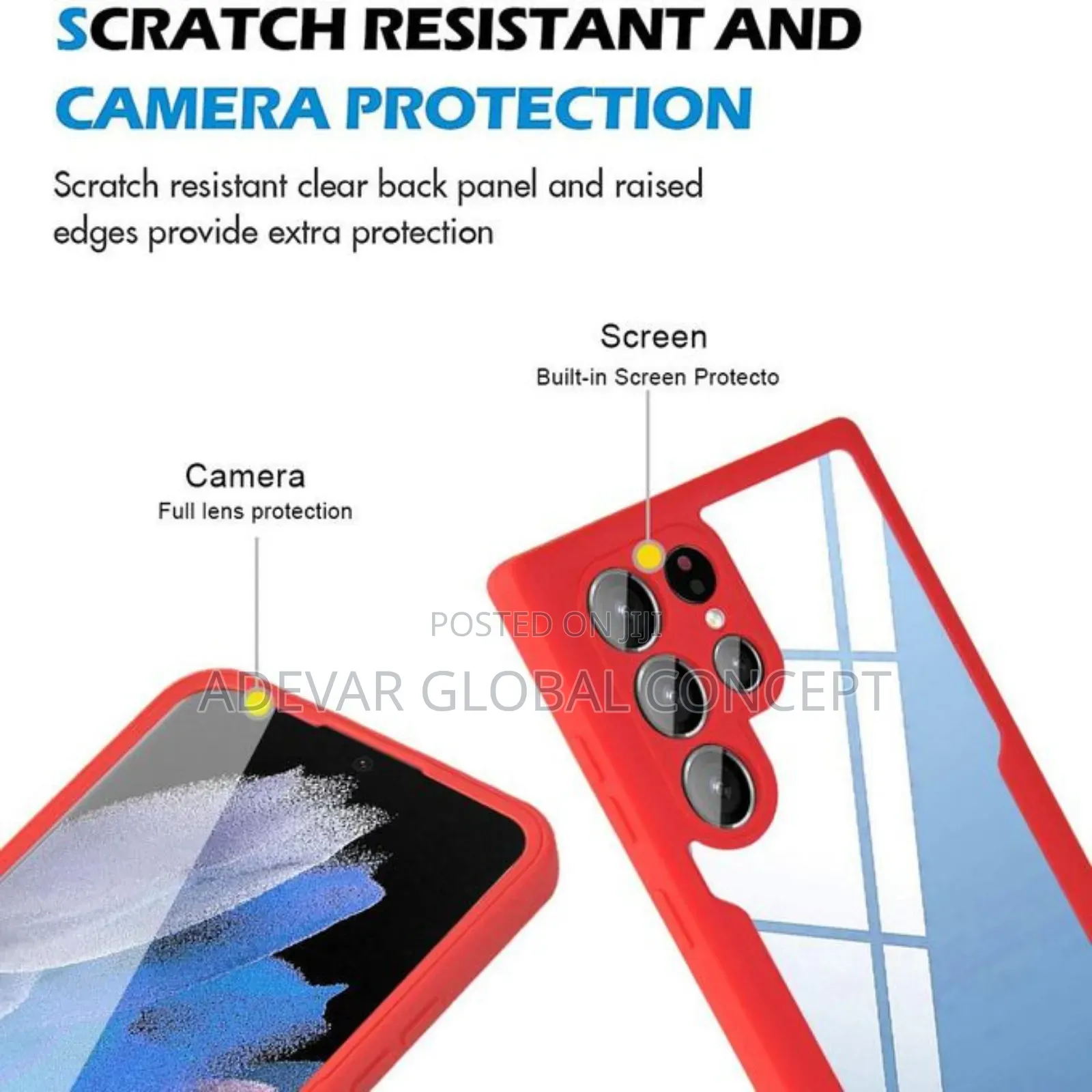 Samsung Galaxy A72 4g Full Coverage Shell Film Protective Cover Pouch