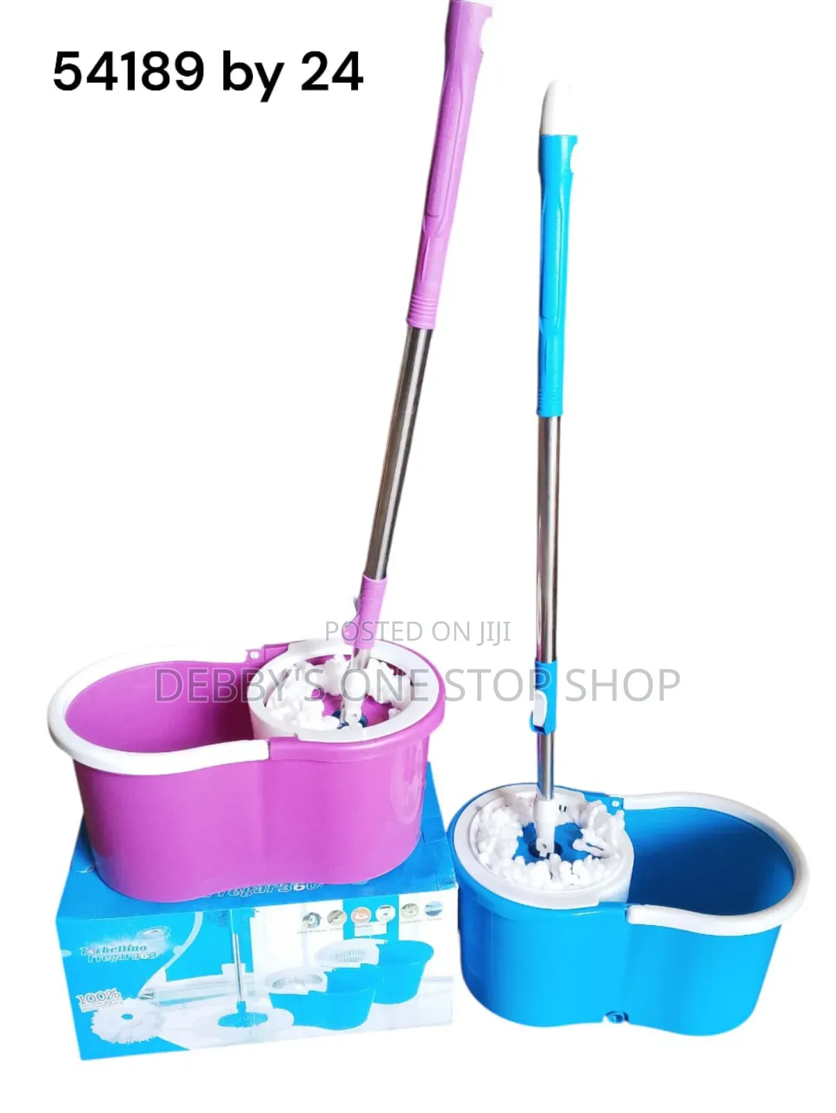 Mop With Bucket Plastic Spiner