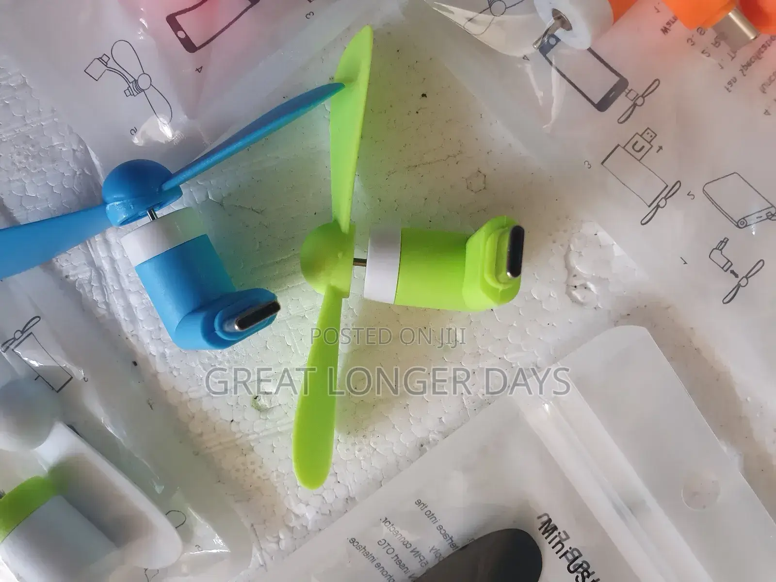 Longer Days Usb Fans for Phones and Power Bank