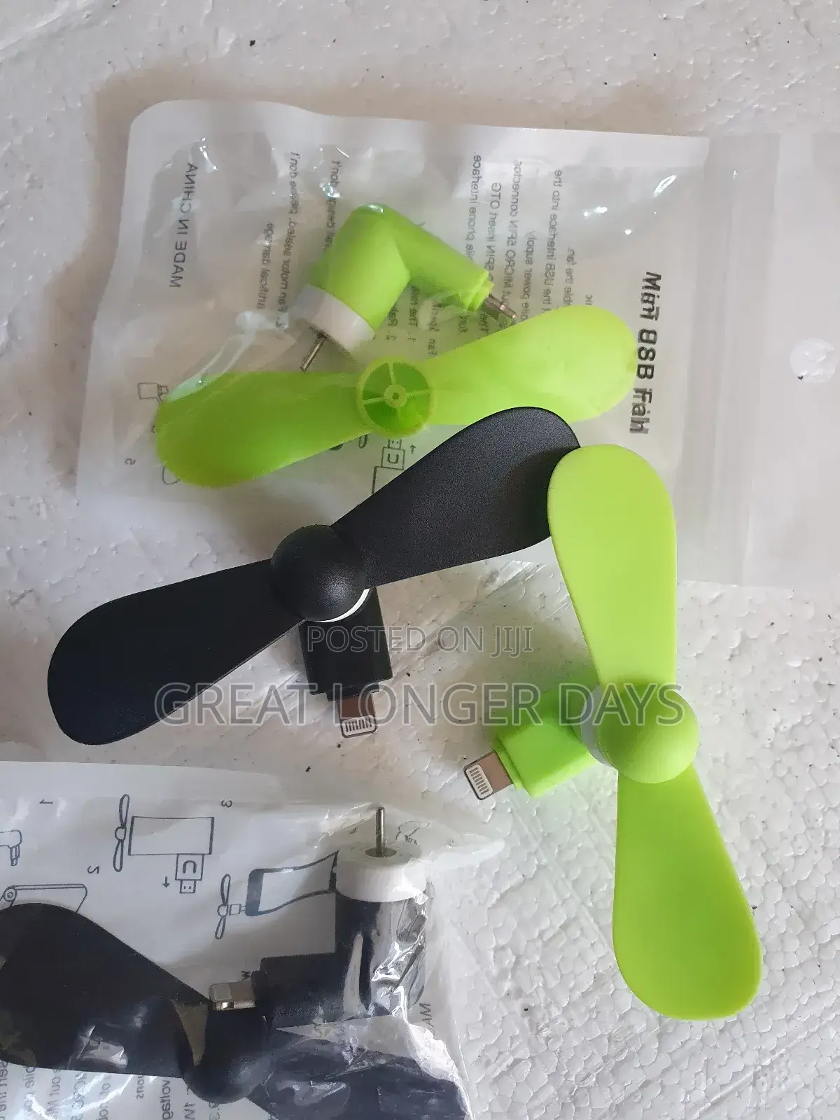 Longer Days Usb Fans for Phones and Power Bank