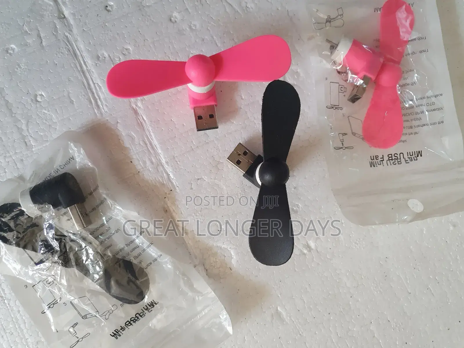 Longer Days Usb Fans for Phones and Power Bank
