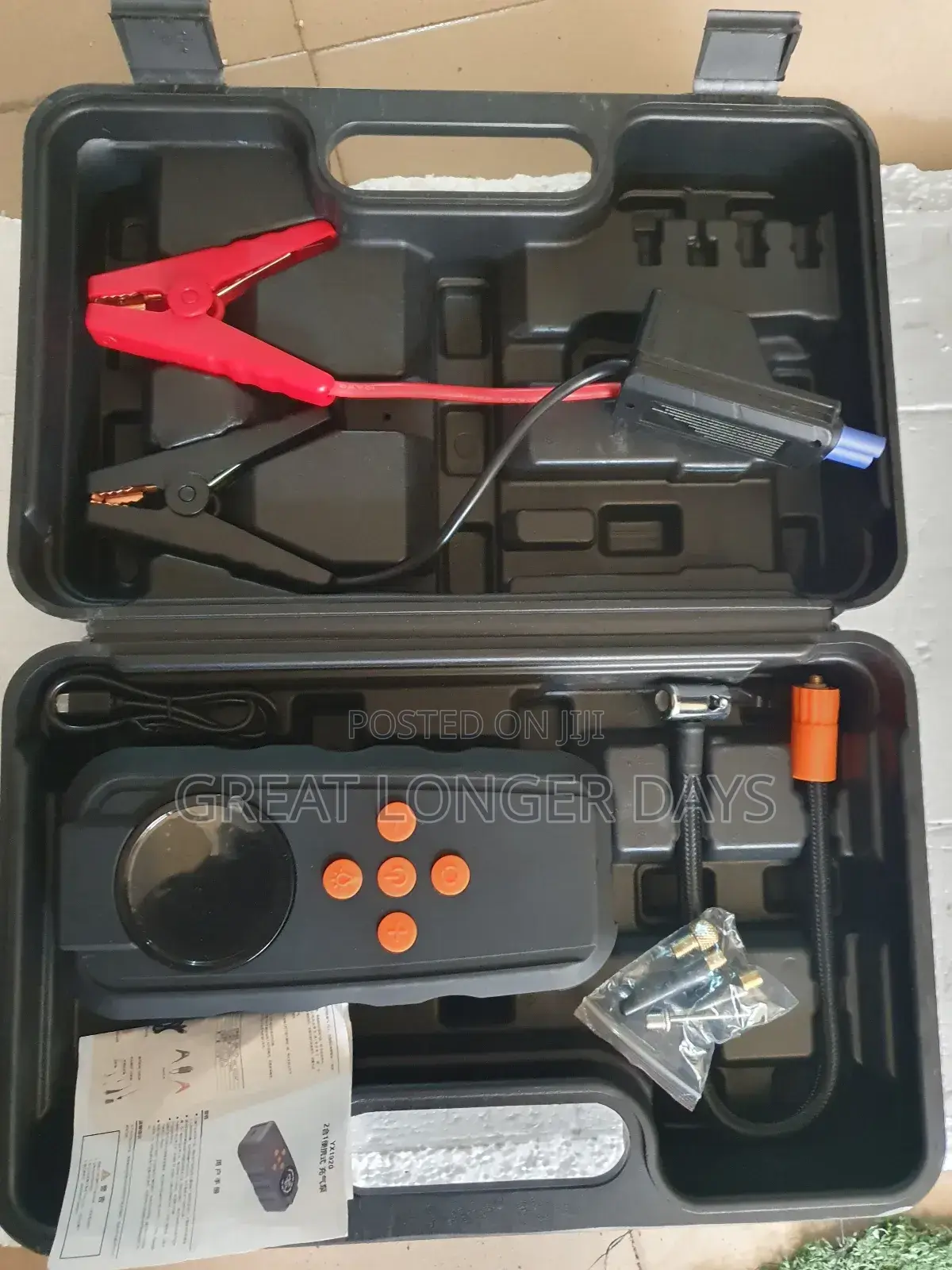 Jump Start Power Bank With Tyre Pump