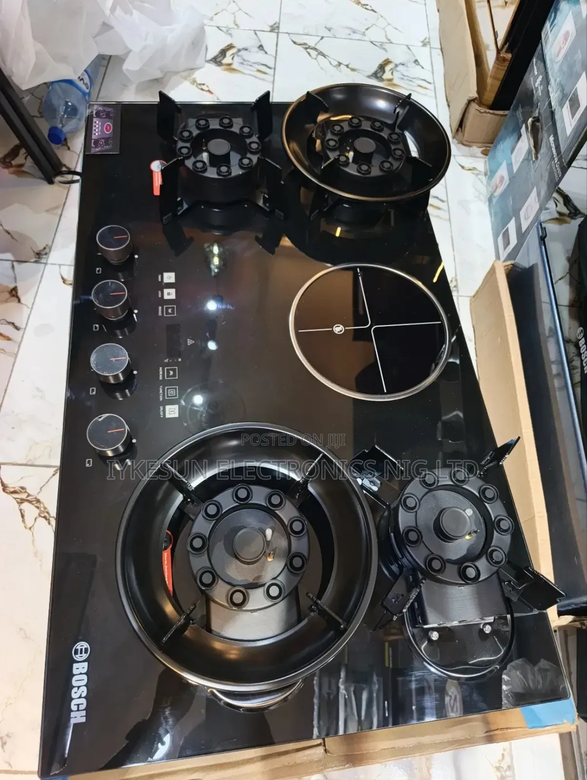 Original Bosch 90cm Inbuilt Flips Up 4+1 Gas Electric Cooker Hob Etc
