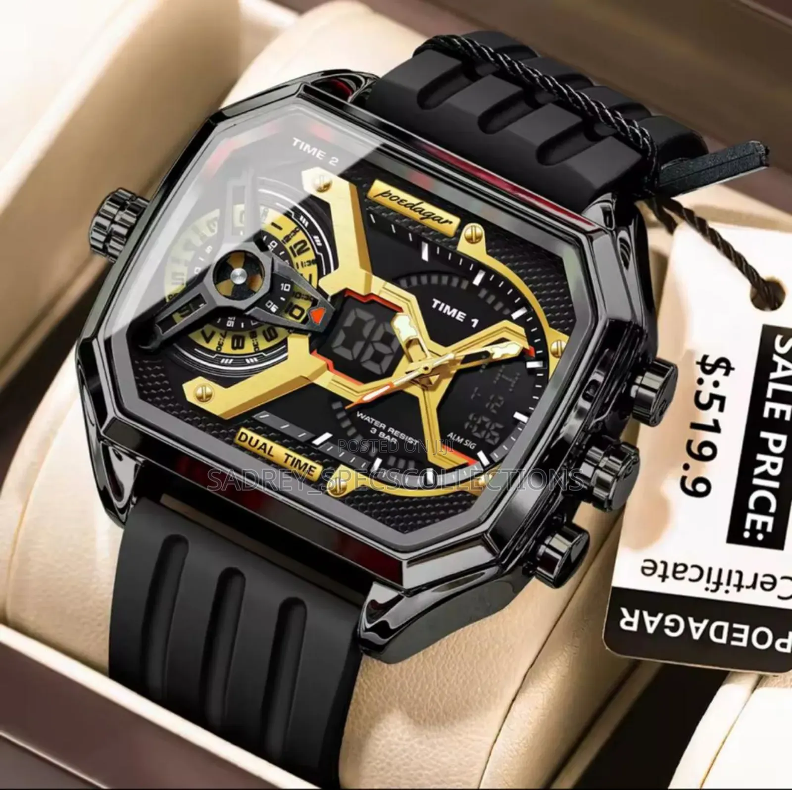 Poadagar Classic Ball Wristwatches for Men Luxury Quality Full Boxed
