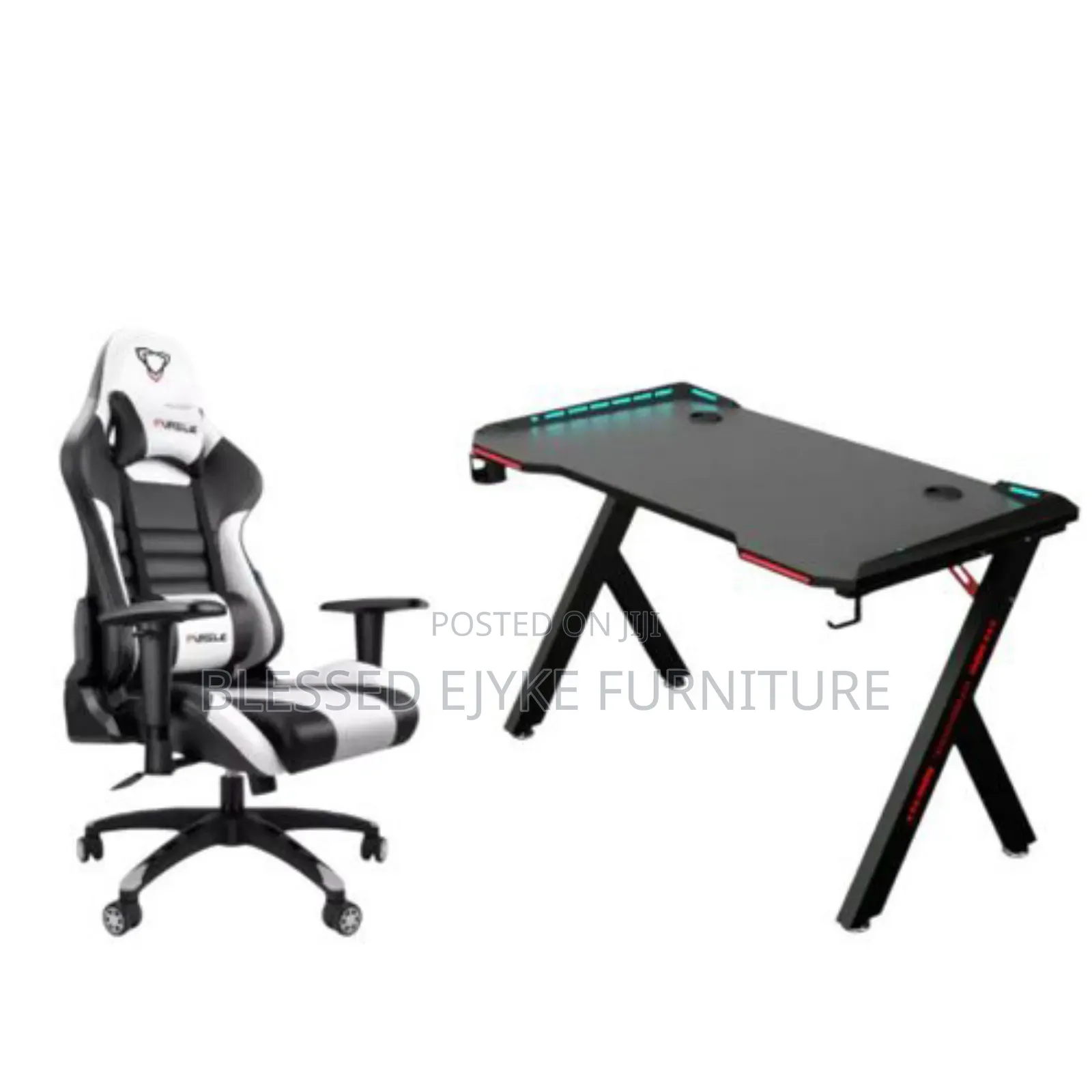 Office/Gaming Chair With Table for Laptop/Desktop