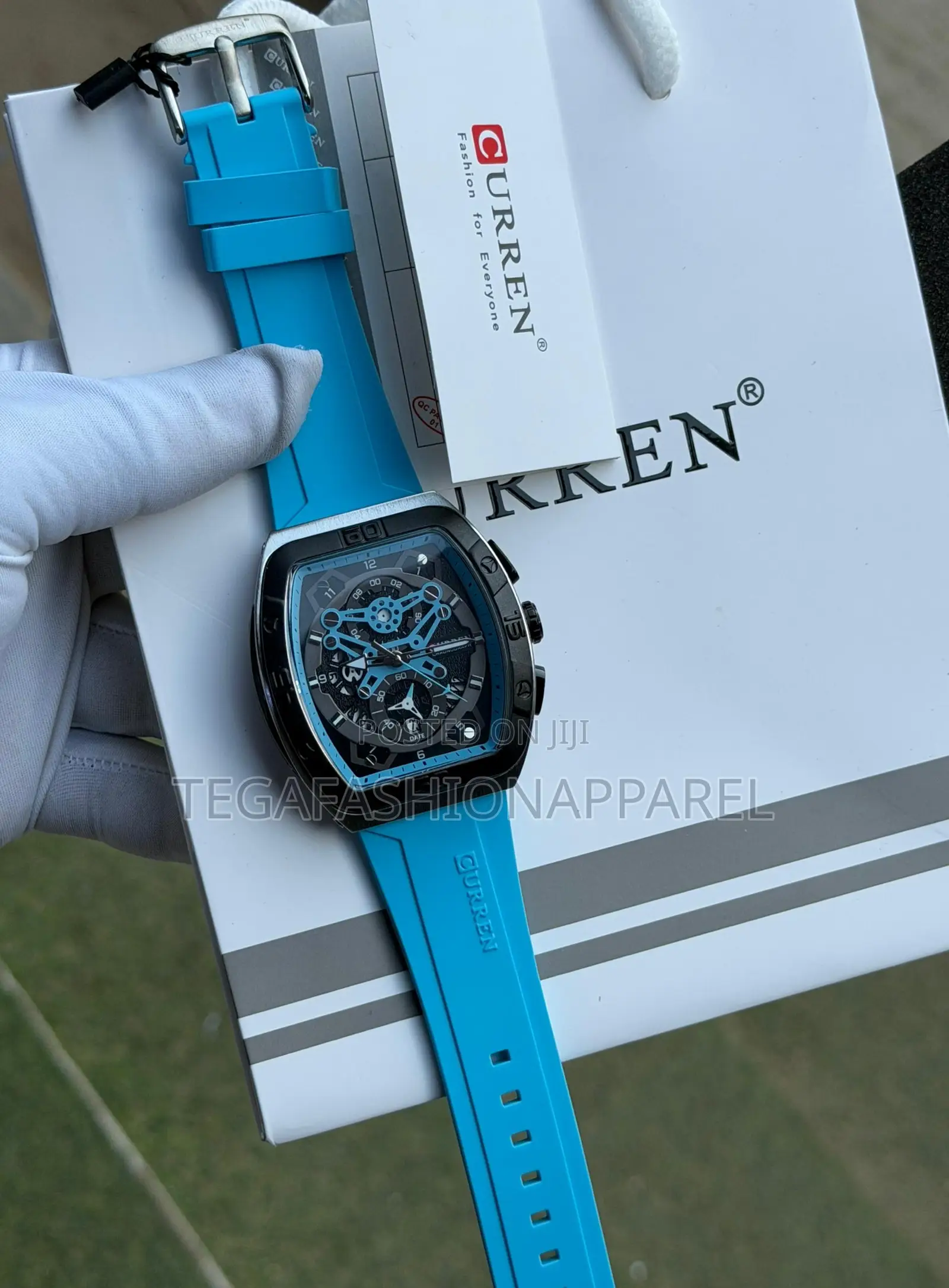 Curren Chronographic Rubber Wristwatch