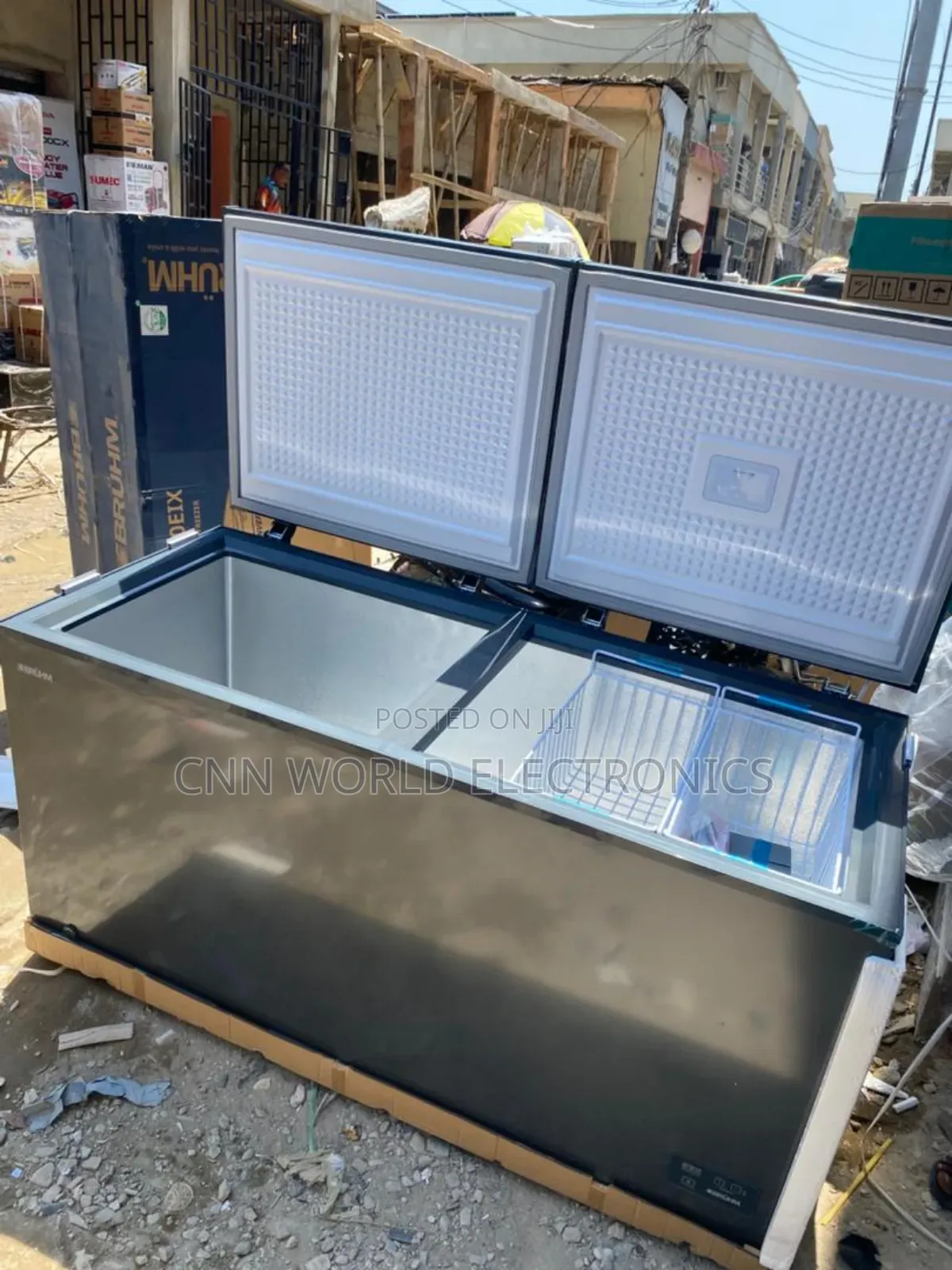 New Bruhm Inverter Double Door Freezer (500l) Faster Cooling Warranty