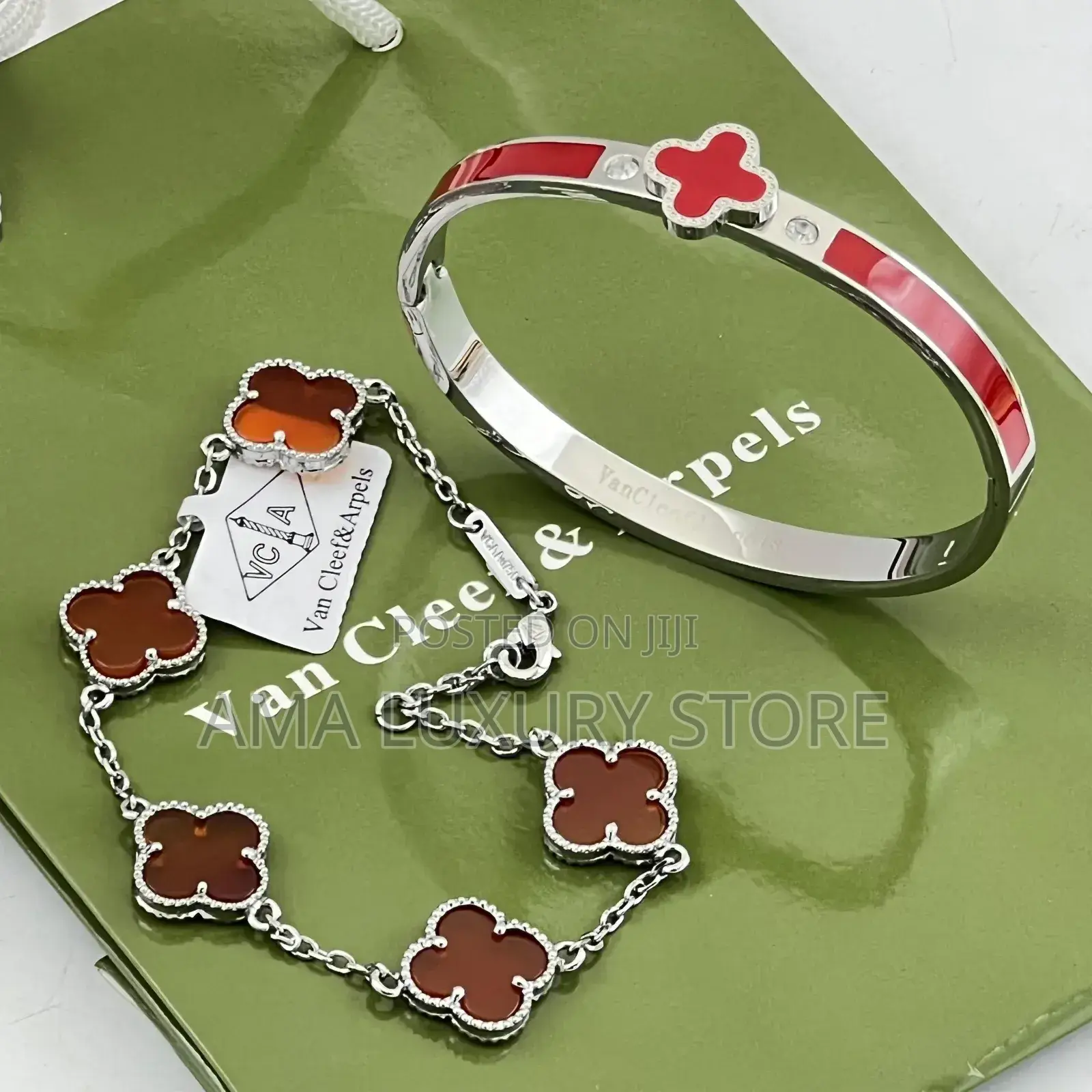 Van Cleef Arpels Luxury Stainless Steel Wrist Bracelets N40k Each