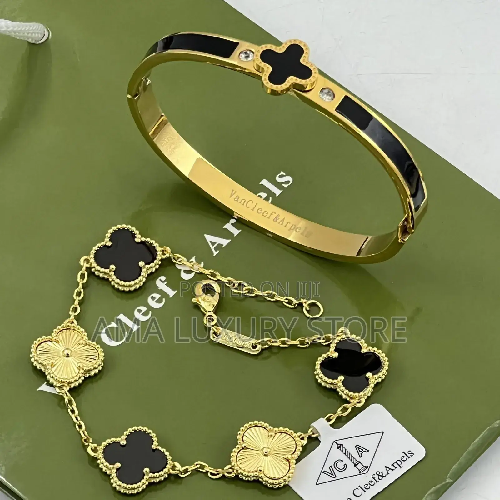 Van Cleef Arpels Luxury Stainless Steel Wrist Bracelets N40k Each