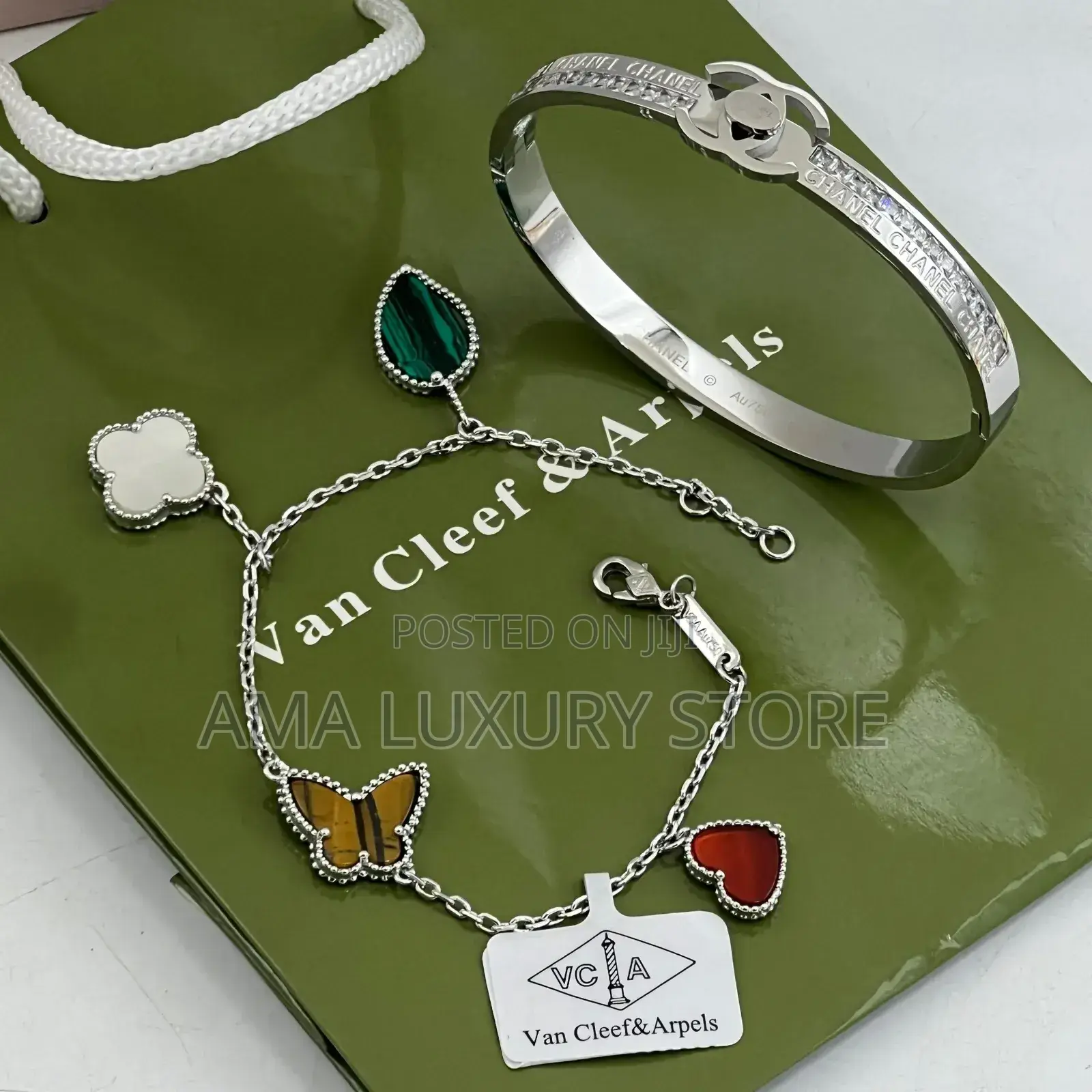 Van Cleef Arpels Luxury Stainless Steel Wrist Bracelets N40k Each