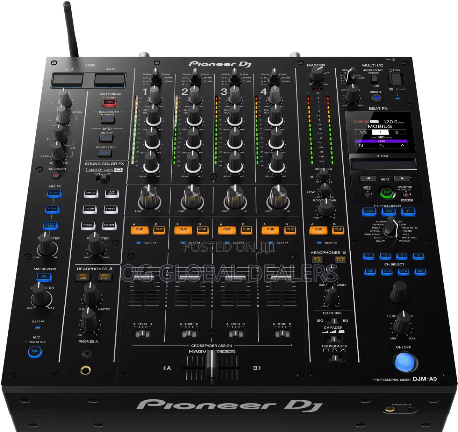 Pioneer Dj DJM-A9 a Professional 4-Channel Dj Mixer Designed for Club