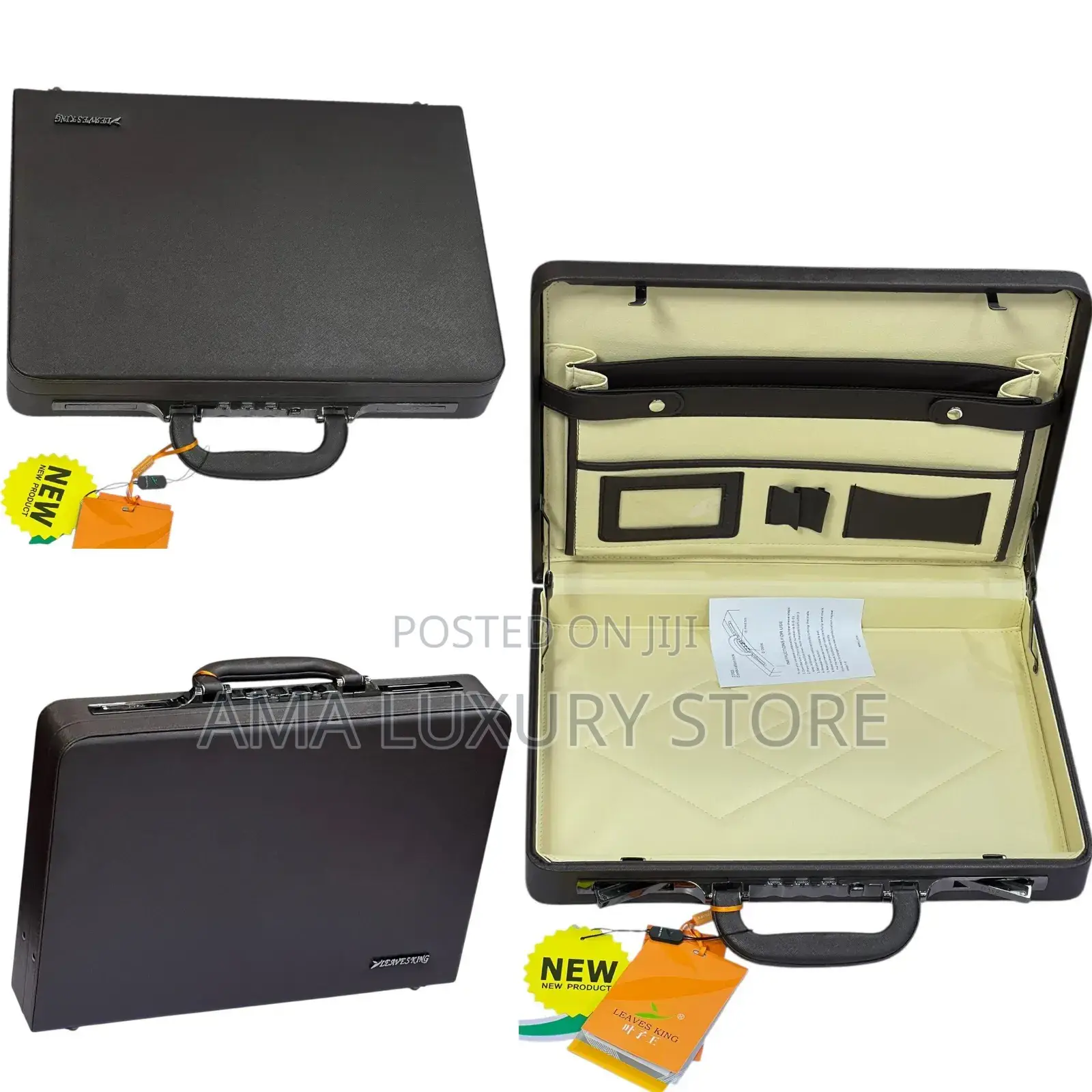 Leaves King Luxury Designer Briefcases