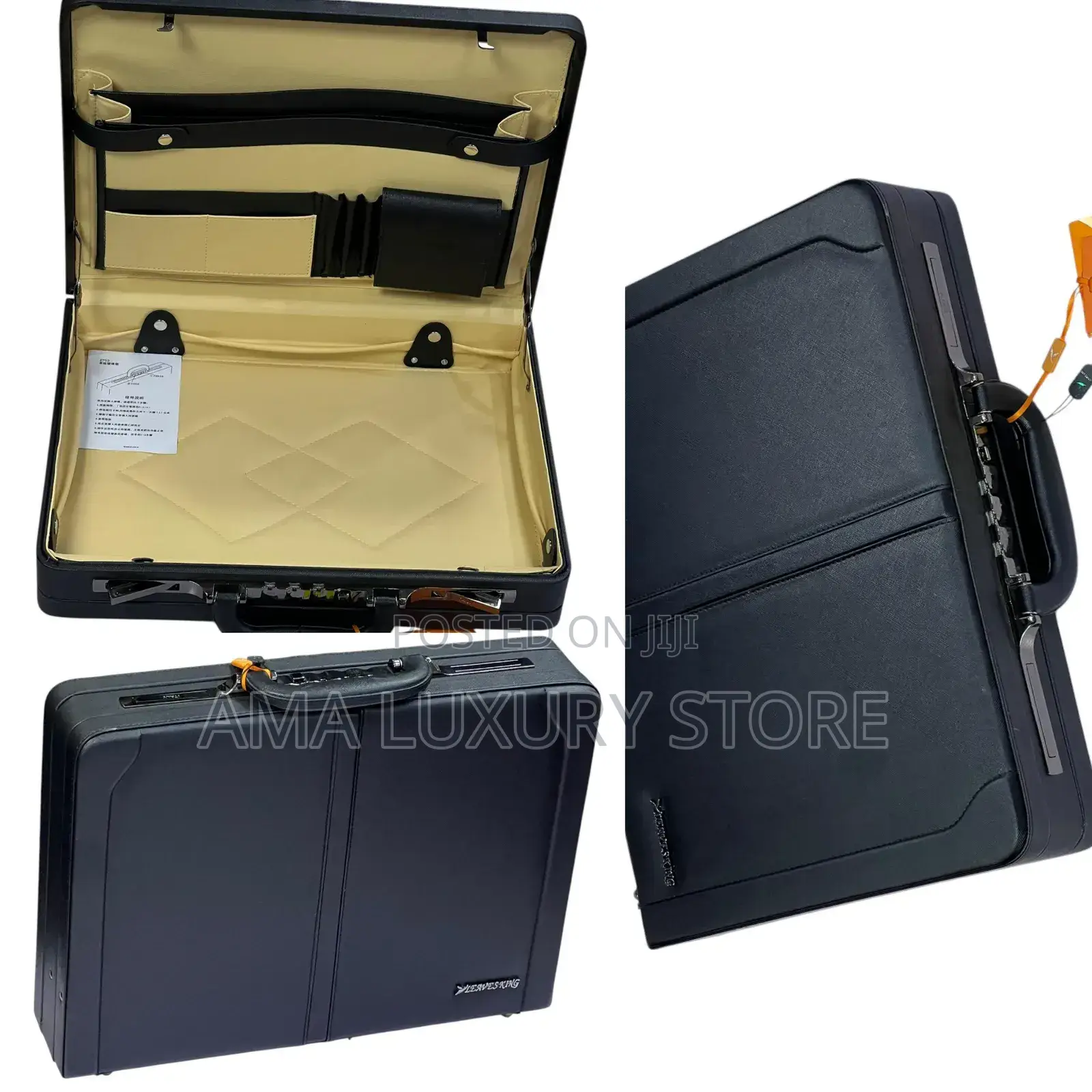 Leaves King Luxury Designer Briefcases