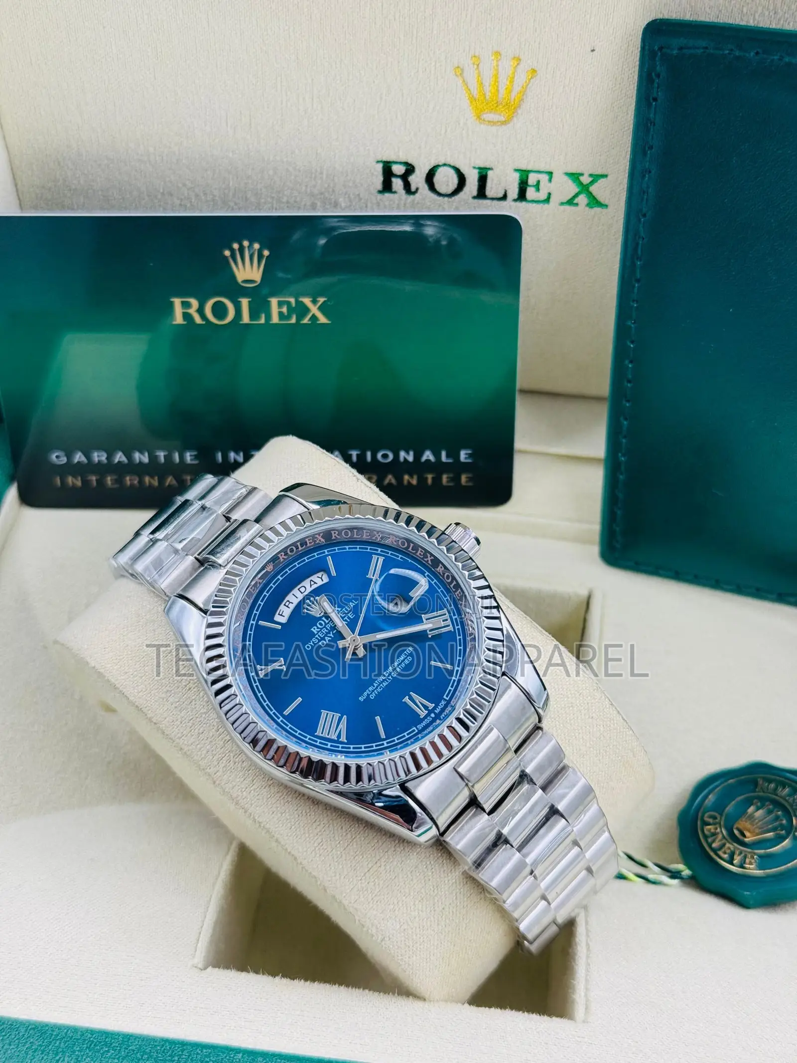Oyster Perpetual Rolex Day Date Wristwatch
