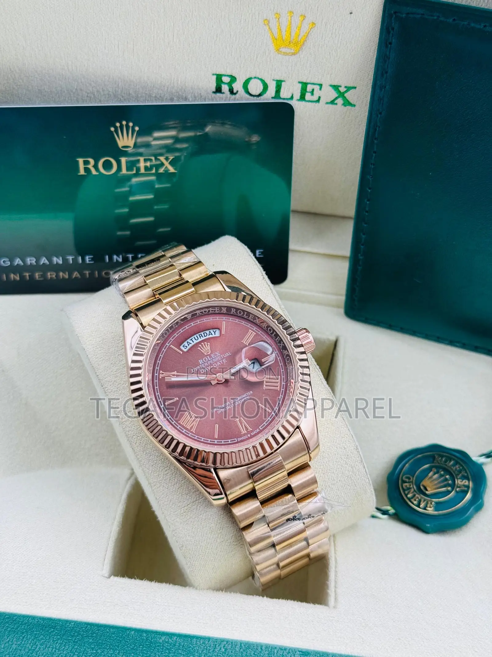 Oyster Perpetual Rolex Day Date Wristwatch