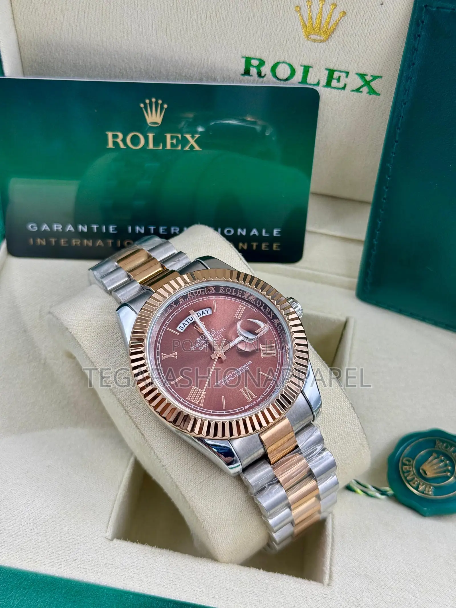 Oyster Perpetual Rolex Day Date Wristwatch