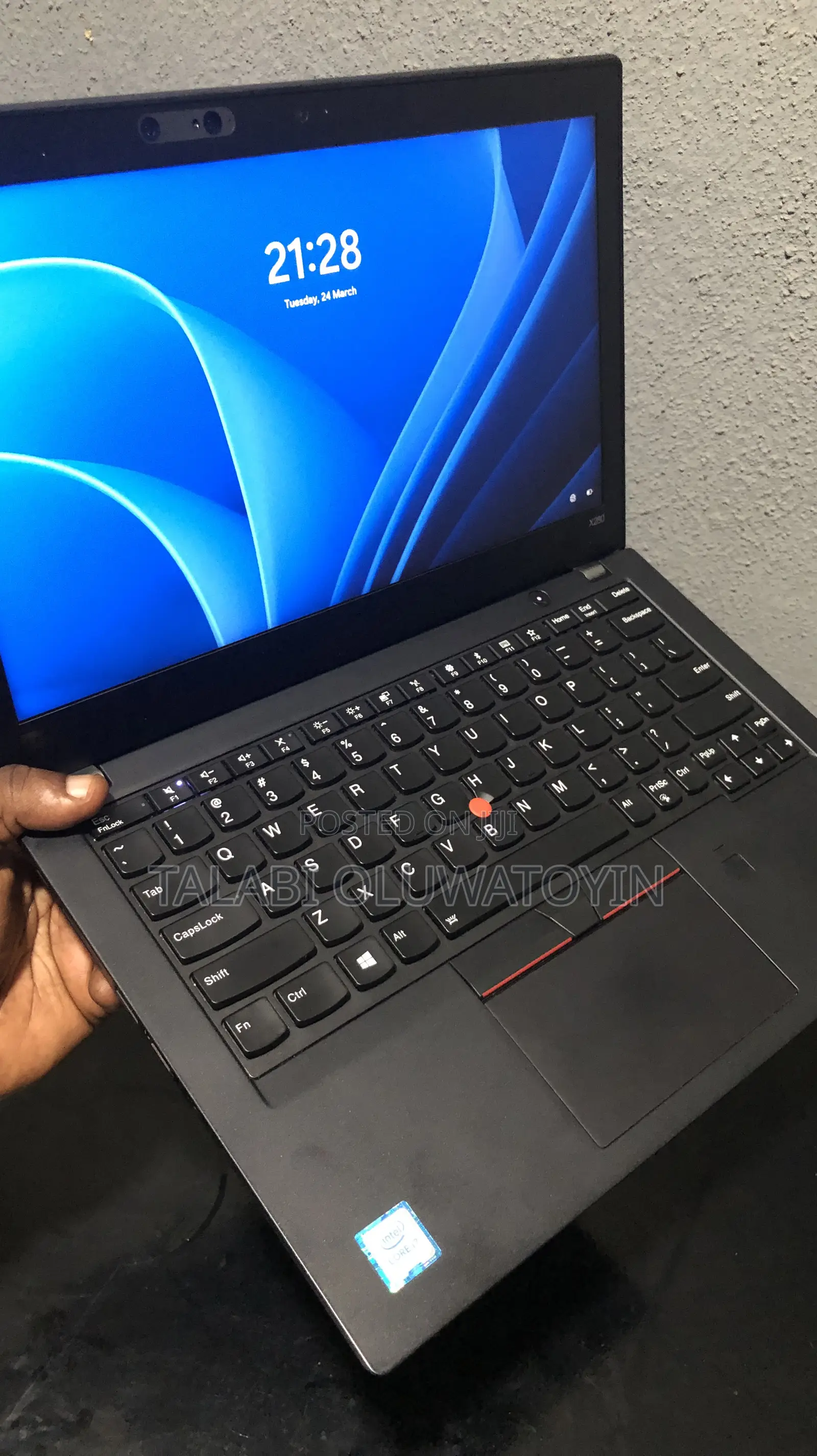 Laptop Lenovo ThinkPad X280 16GB Intel Core i7 SSD 256GB