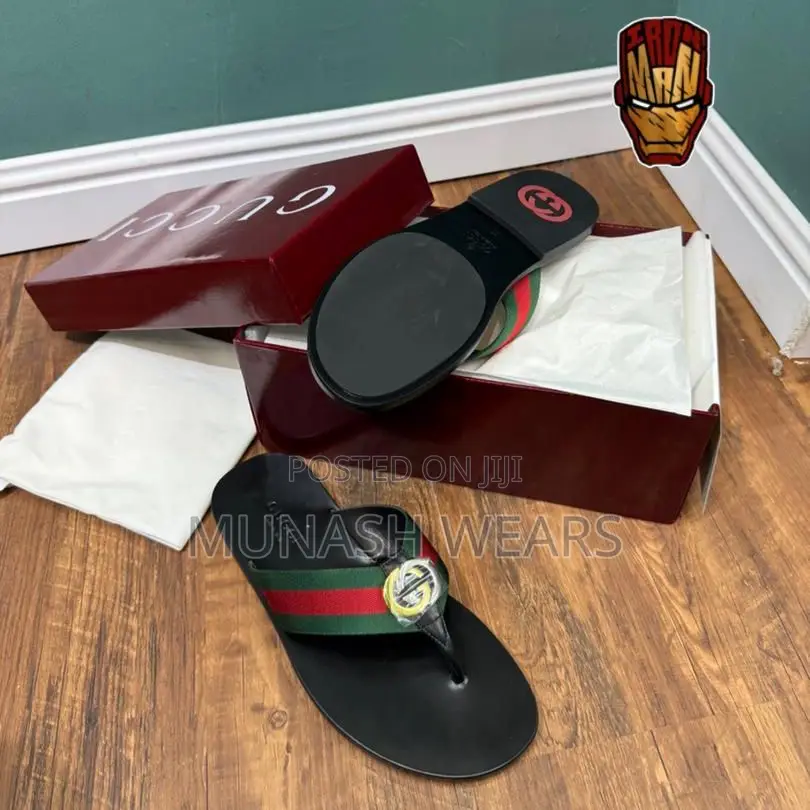 Italian Original Gucci Slipers 40-46
