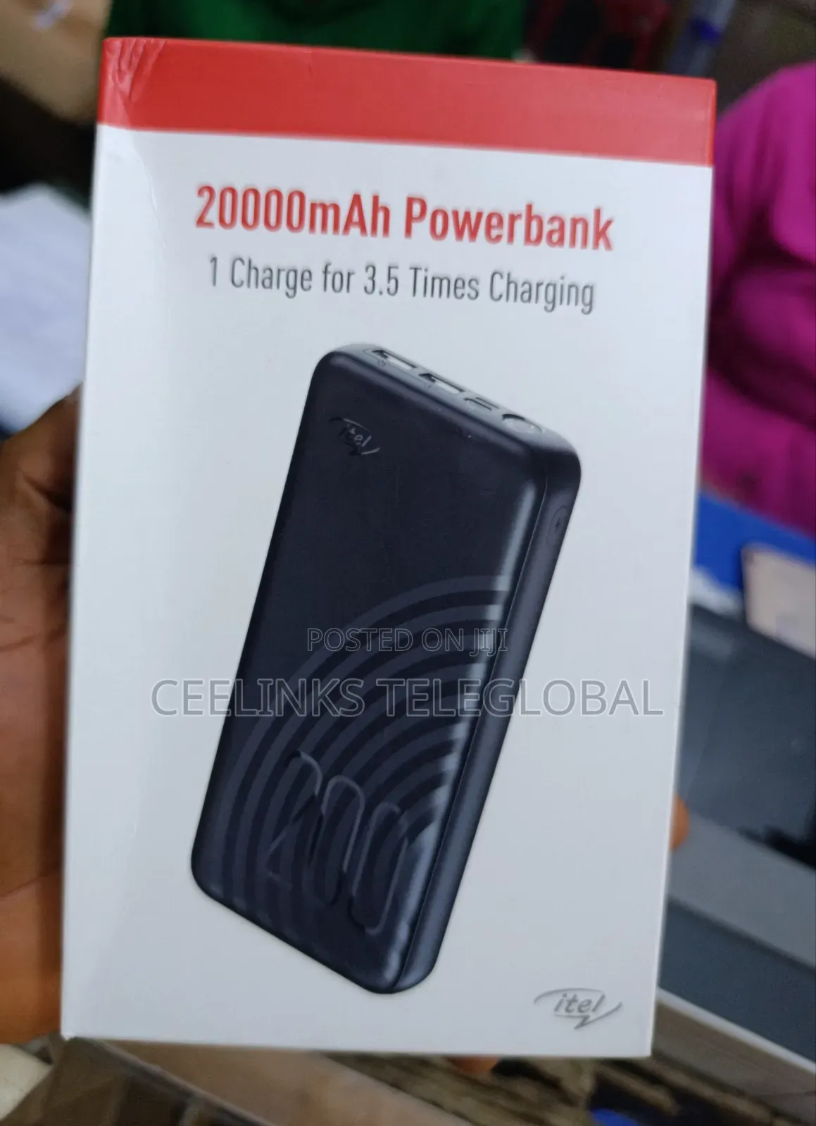 New Itel 20,000mah Power Bank With Warranty