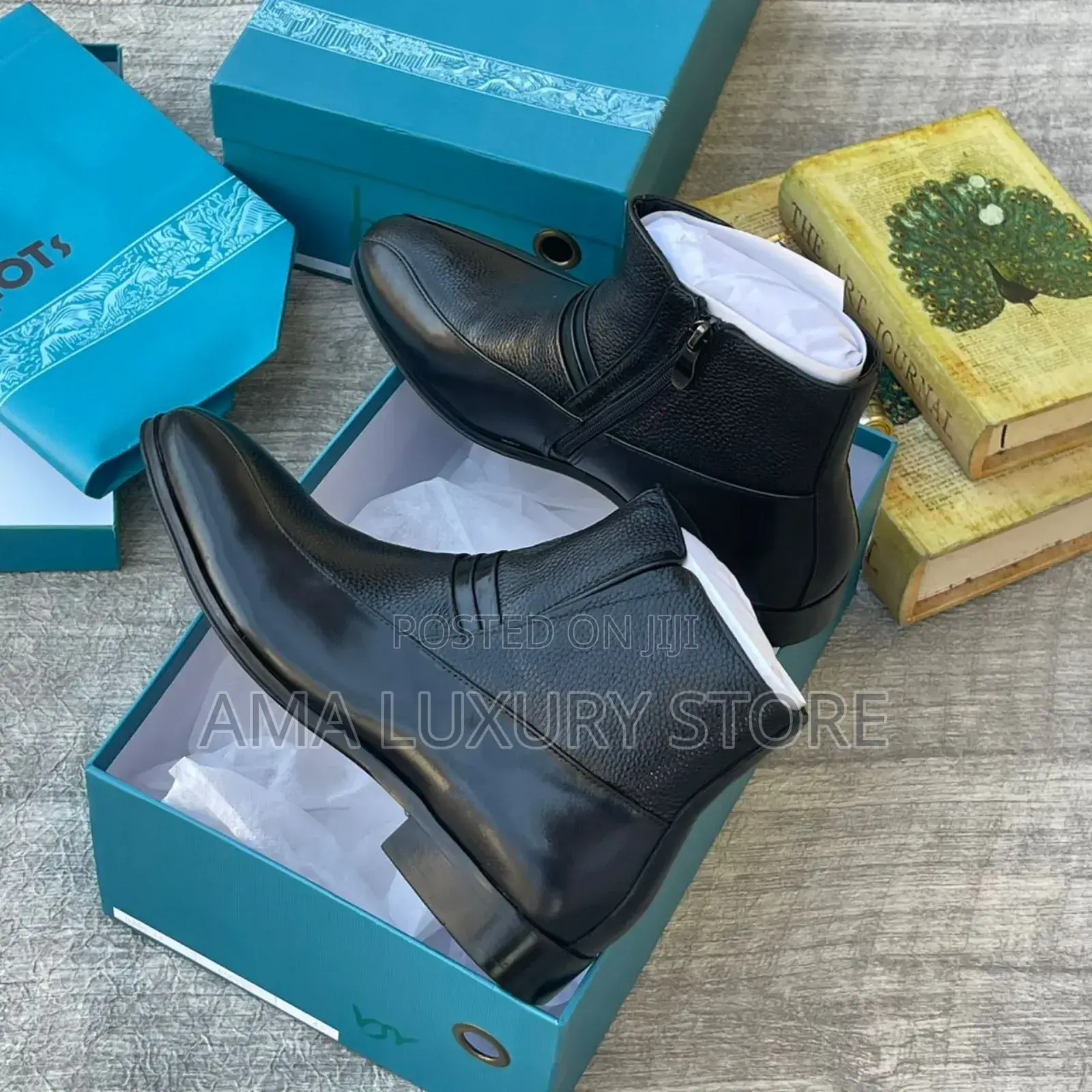 Steve Riots Genuine Leather Luxury Designer Men's Boots