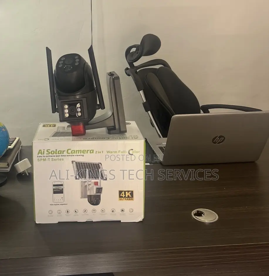 Solar Camera Cctv (Smart Motion Detection With Double Lense)