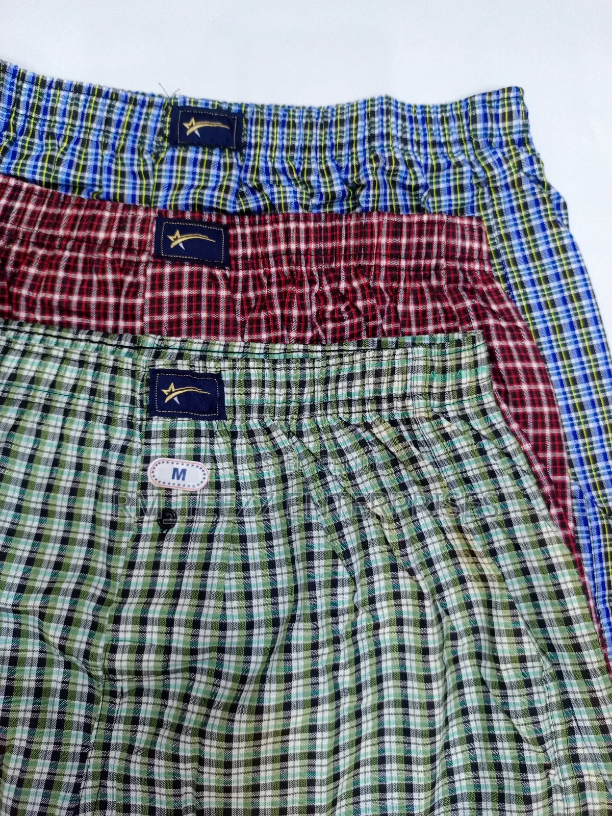 3in1 Goldstar Men's Rich Cotton Woven Boxers