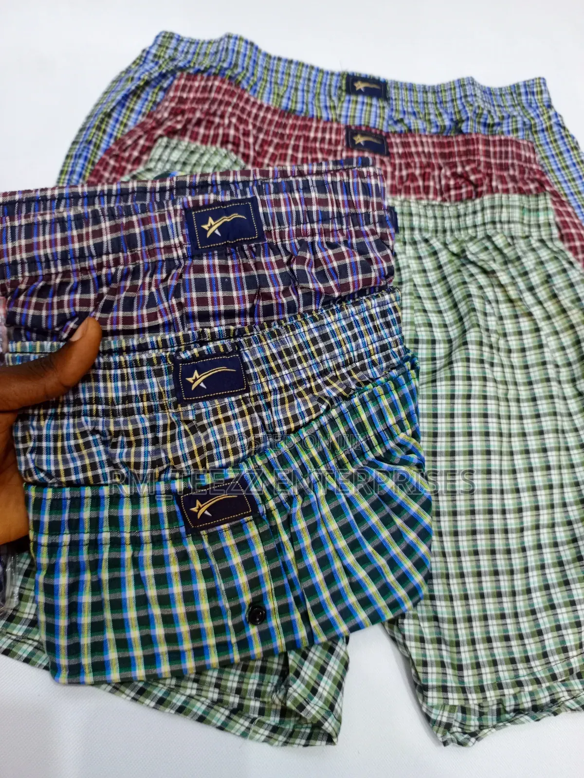 3in1 Goldstar Men's Rich Cotton Woven Boxers