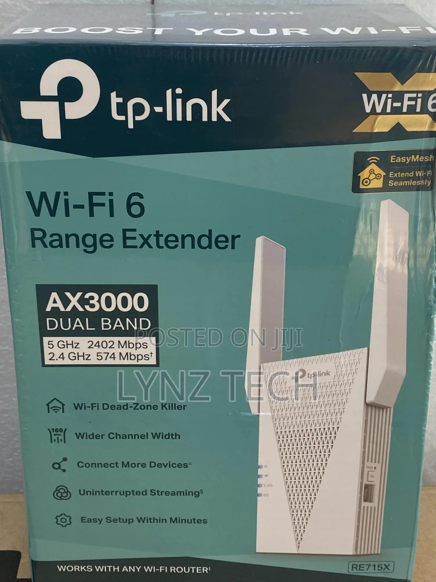 Tp-Link Wi-Fi 6 Ax3000 Range-Extender Dual Band