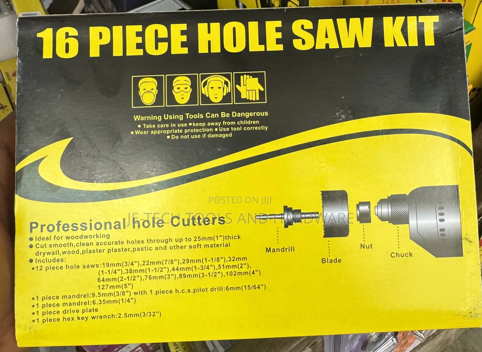 16-Piece Professional Hole Saw Kit