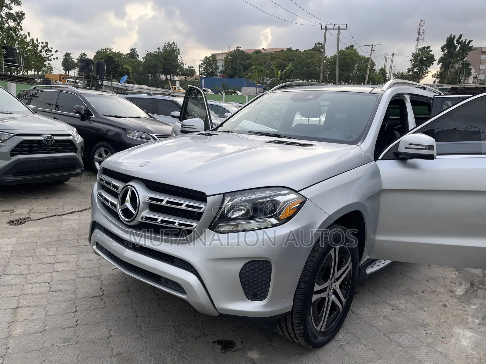Mercedes-Benz GLS-Class GLS450 4Matic 2017 Silver
